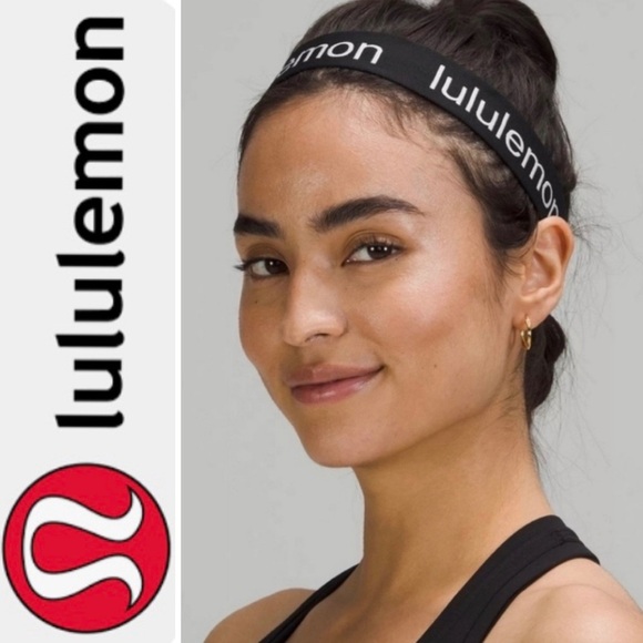 LULULEMON Hold Your Own Black & White Headbands Adjustable One Size (Two pieces) LULULEMON Hold Your Own Black & White Headbands Adjustable  main image 4